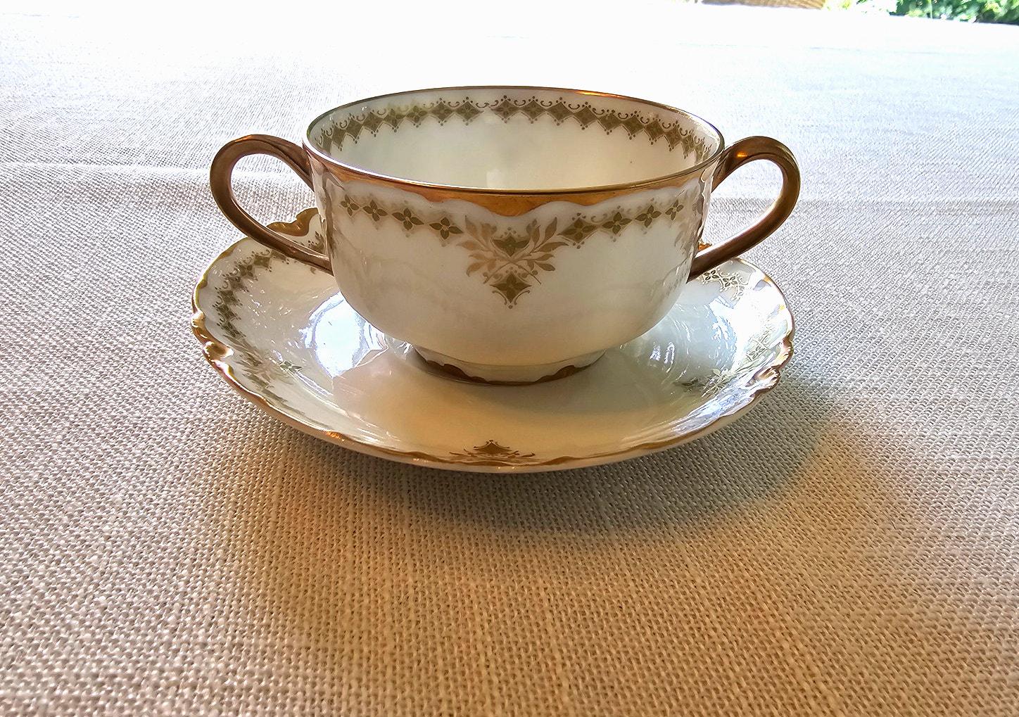 Limoge bouillon cups - Etsy 日本