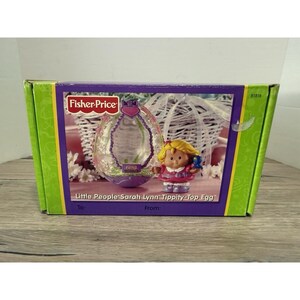 Fisher Price Little People Sarah Lynn Tippity Top Egg Easter Hunt New Open Box