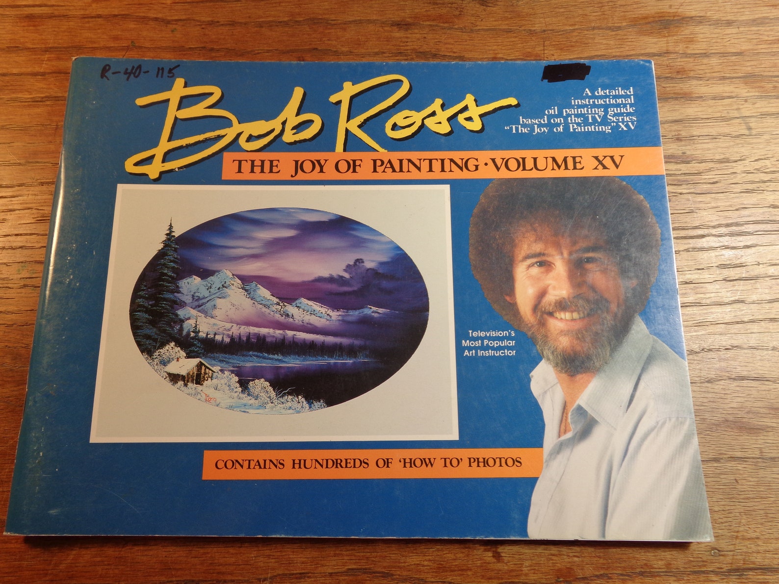 Bob Ross The Joy of Painting Book Vol XV/ Vintage 1989/Craft Etsy