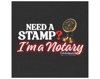 The Closing Table Collection: Notary Car Magnet