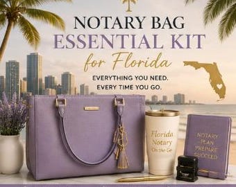 Florida Notary Forms | 16 FL Notary Certificate Templates | Signer Checklist | Mobile Notary Kit | Printable Word & PDF | Instant Download