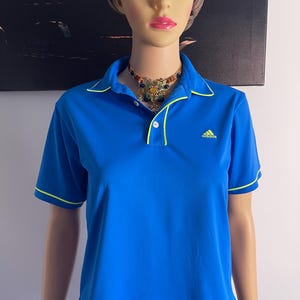 Koszulka polo Adidas Golf Performance w kolorze niebieskim, rozmiar S