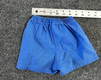 Health-tex Shorts Toddler Size 3T Blue Elastic Waist Casual Vintage