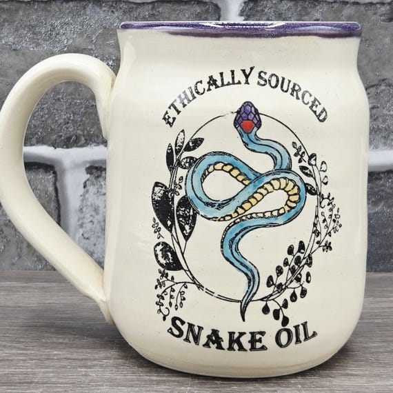 Snake oil large mug