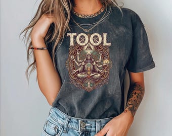 Camiseta de Tool, Camiseta vintage de Tool, Camiseta de banda de metal progresivo, Camiseta gráfica de rock espiritual, Camiseta de metal alternativo