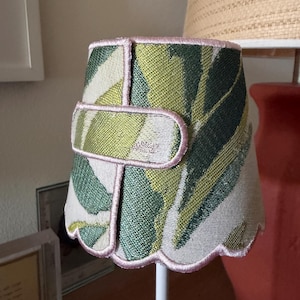 Abajur com monograma para lâmpadas recarregáveis sem fio, bordado personalizado, lâmpada Mahjong imagem 2
