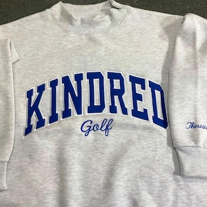 Personalized  Slit Mock Neck Sweatshirt | Embroidered Varsity Text | Chest and Sleeve Embroidery  Wear Pullover | Personalized Unisex
