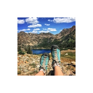 Hiking Photograph, Mountain Lake, Nature Photography