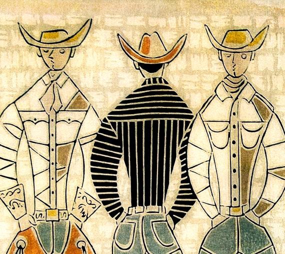 Cowboy Wallpaper Ranch Photography Western Decor Kids Room Decor Western Art