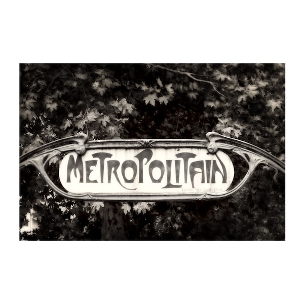 Paris Photo, Art Nouveau, Paris Metro Sign, Paris Subway, French Art, Paris Style, Home Decor