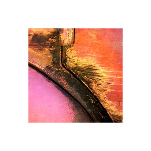 Tropic Colors Photo, Old Car, Flamingo Pink, Orange, Gold, Scrap Yard, Auto Junkyard