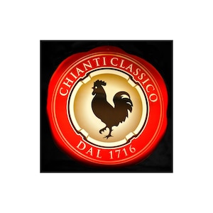 Chianti Sign Photo, Restaurant Art, Black Rooster, Tuscany, Italy