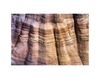 Rock Formation, Abstract Photography, Modern Art, Muted Colors, Stripes, National Park