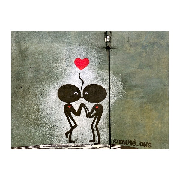 Paris is for Lovers, Street Art, Valentine's Day, Anniversary Gift, I Love You