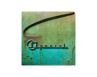 Turquoise Rust Car, Art Deco, Old Car Photo, Aqua, Sea Green, Scrap Yard Art, Auto Junkyard, Abstract Photo