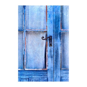 Blue Door Photo, France, Periwinkle Blue, Rustic Door, Cottage Decor, Shabby Chic