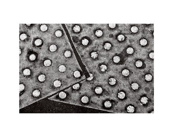Streets of Paris, Geometric Pattern, Black and White, Polka Dots, Abstract Photography