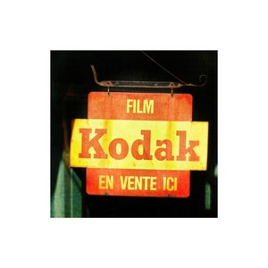 Foto de película Kodak, cartel vintage, Quebec, Canadá