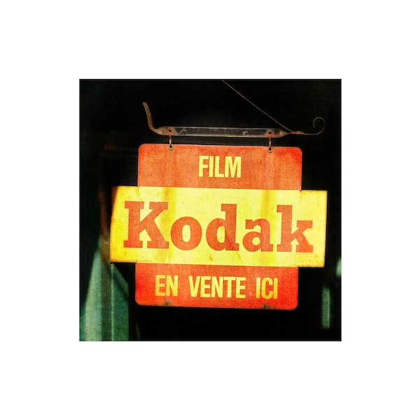 Kodak Film Photo, Vintage Sign, Québec Canada