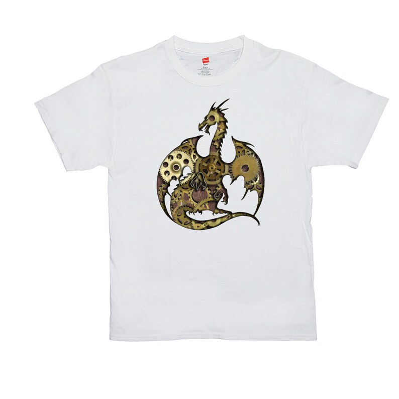 Clockwork Dragon T-Shirts Steampunk Dragon Shirt Steampunk | Etsy