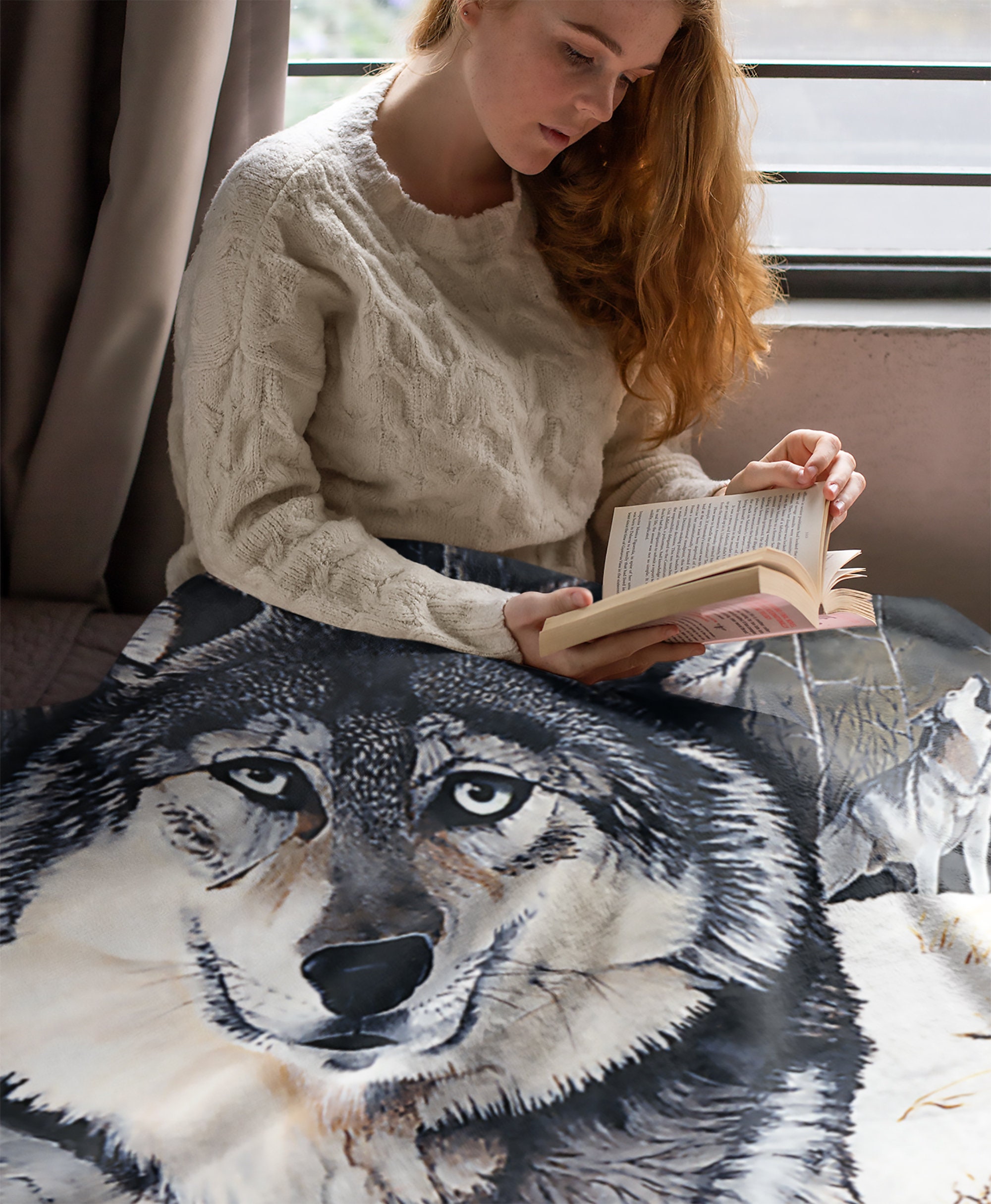 Wolves Throw Blanket Wolves Blanket Wolf Throw Blanket Etsy