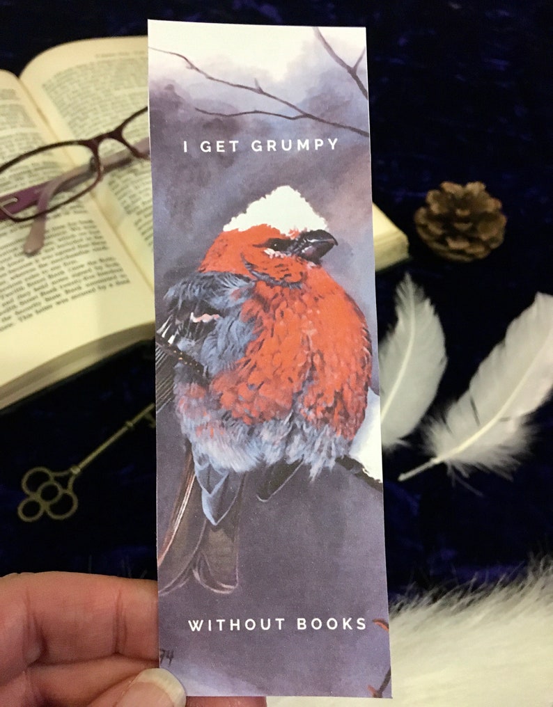 4 Printable Bookmarks Bundle Bird Bookmarks Bird Lover Gift Etsy