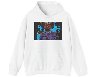 Sweat à capuche graphique Tennessee Macabre — Sweat-shirt illustration d'oiseaux d'horreur