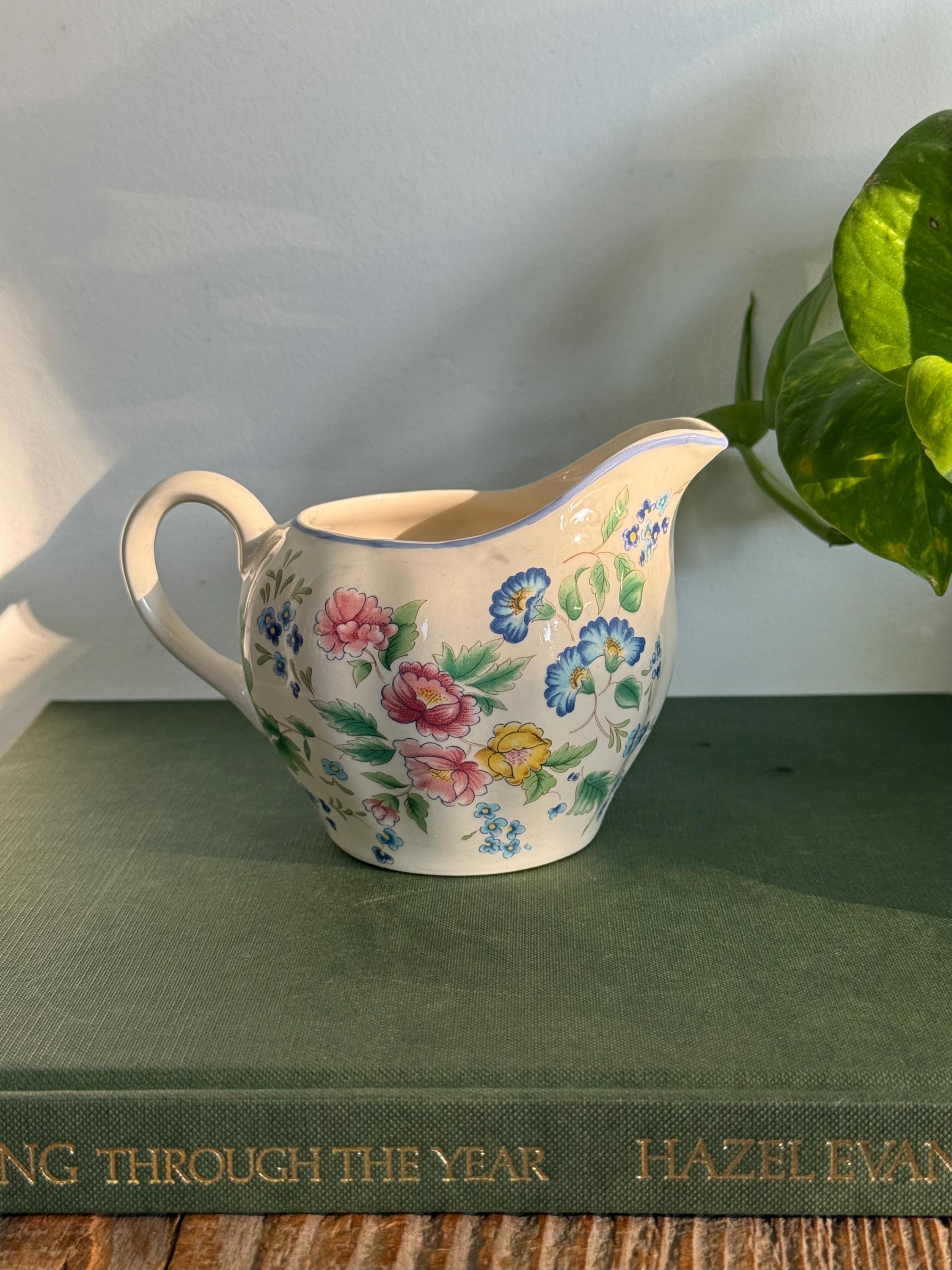 Vintage Laura Ashley Pitcher - Etsy