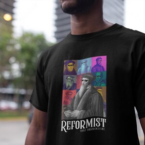 Christelijk T-shirt Reformist Life, T-shirt Reformatie Faith, grafisch shirt schrifttekst, gospelkleding, christelijk cadeau voor mannen vrouwen