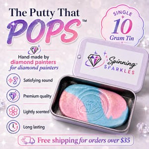 Diamond Painting Putty | Premium Scented Putty for Diamond Painting Pens | Wax Alternative (10g Tin)