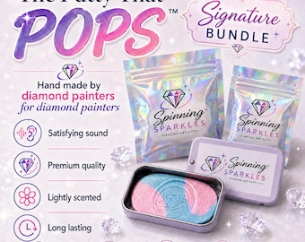 Diamond Painting Putty | Premium Scented Putty for Diamond Painting Pens | Wax Alternative | 20 Gram Signature Bundle (2 Sizes, 3 Scents)