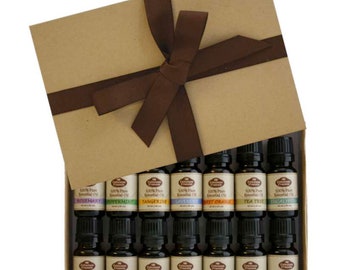 Starter Gift Set Includes 14-10ml 100% Pure Therapeutic Grade Essential Oils by Fabulous Frannie