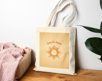 Cotton Beach Canvas Tote Bag