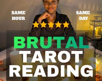 Brutal tarotläsning samma timme | Inget sockeröverdrag, ärlig sanning