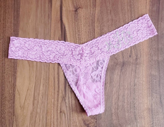 purple lace underwear