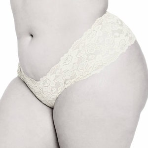 BLACK Lace Cheeky Boyshort w Embroidery Personalized Bridal Panties Wifey Underwear Sizes S-3XL image 9