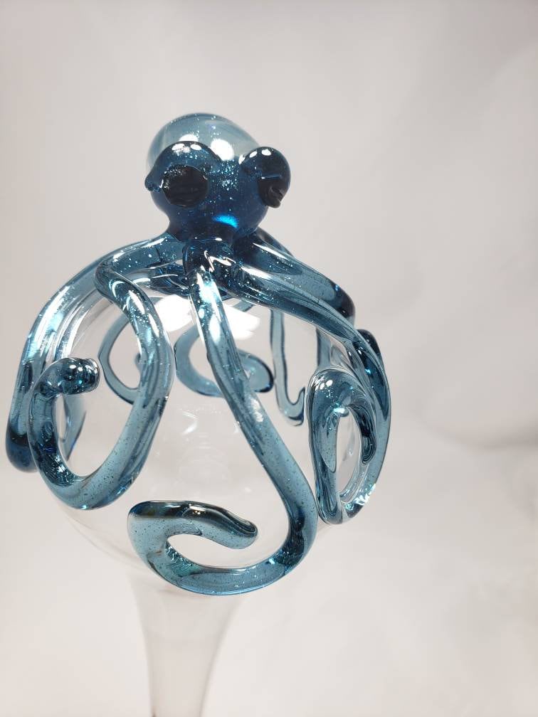 Blue Stardust Octopus Plant Waterer