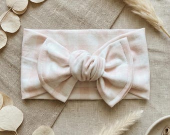 Cottage. Handcrafted Floral Bow Headband for Baby and Toddlers – Quality Material Adorable Accessory