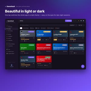 Interactive Game Library Tracker | HTML Game Backlog Organizer (Digital Download) image 11