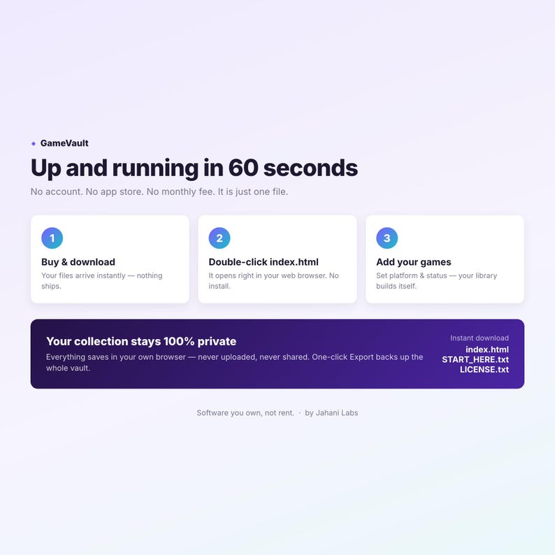 Interactive Game Library Tracker | HTML Game Backlog Organizer (Digital Download) image 13