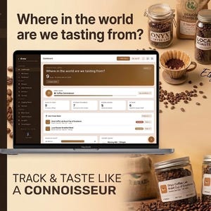 Coffee Journal, Bean Tracker, Roast Date, Brew Recipe Log (Digital Download)