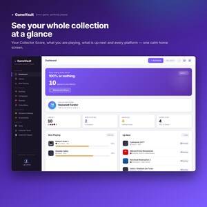 Interactive Game Library Tracker | HTML Game Backlog Organizer (Digital Download) image 3