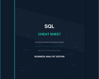 SQL Cheat Sheet for Business Analysts