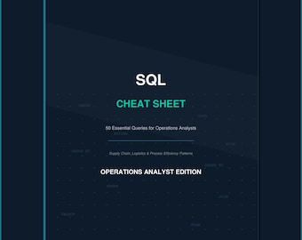 Guía rápida de SQL para analistas de operaciones