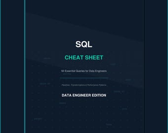 データエンジニアのためのSQLチートシート
