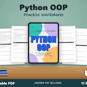 Pythonオブジェクト指向プログラミング練習問題集 | クラスと継承に関する8つの問題 + 解答（PDF）