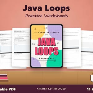 Java Loops Practice Worksheet | 8 Beginner Problems + Answer Key PDF
