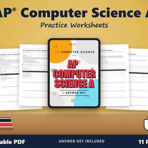 Java OOP Practice Worksheet | AP® Computer Science A 8 Problems + Answer Key PDF