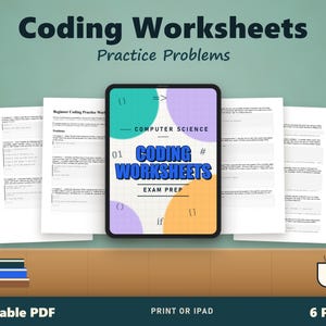 Beginner Python Practice Problems | 10 Exercises with Answer Key | Adult & Teen PDF