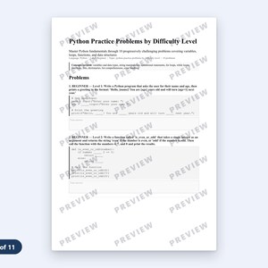 Cuaderno de ejercicios prácticos de Python / Ejercicios graduados desde principiante hasta avanzado imagen 3